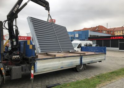 Aufbau LED Werbewand Bautzen