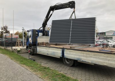 Aufbau LED Werbewand Bautzen