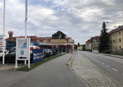 Aufbau LED Werbewand Bautzen