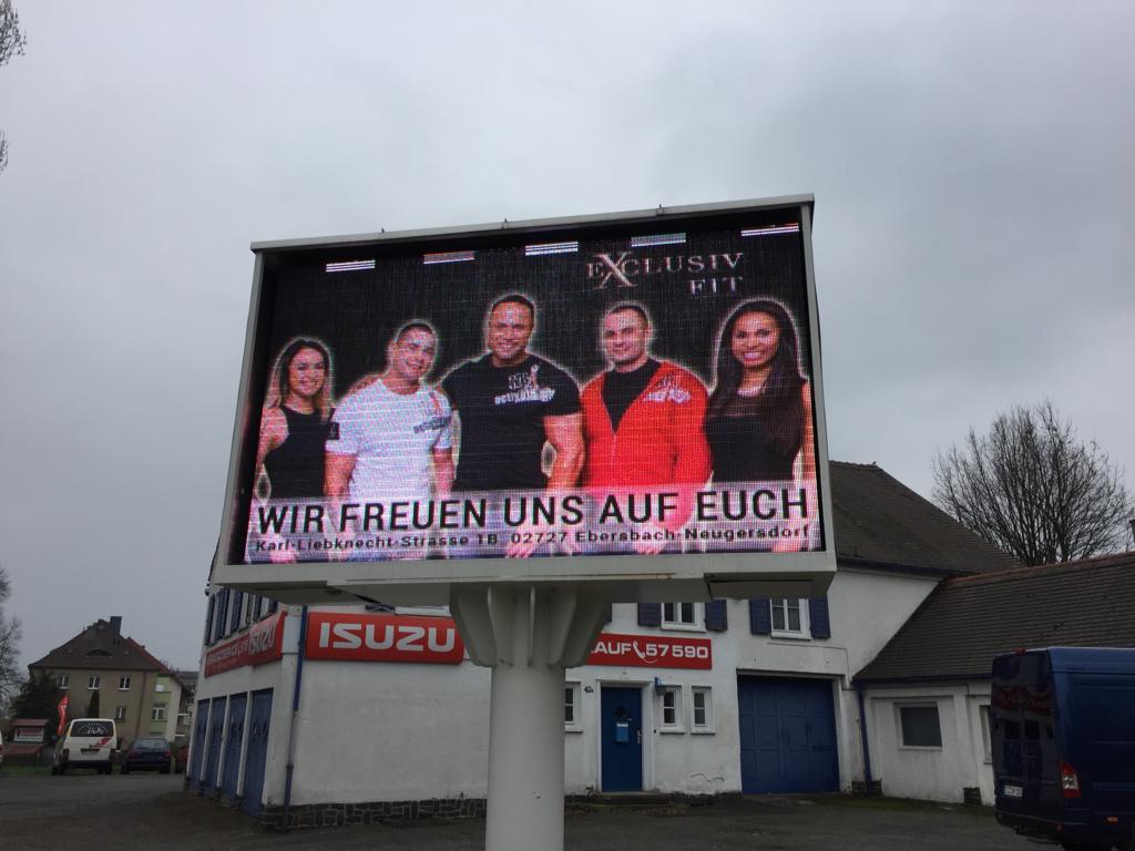 LED Werbewand in Zittau