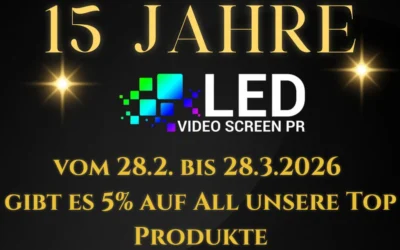15 Jahre LED Video Screen PR