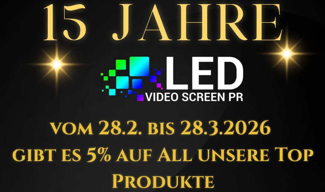 15 Jahre LED Video Screen PR
