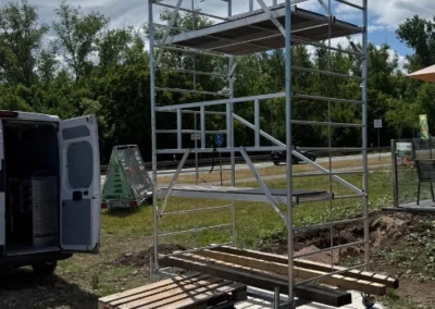 Projekt: Arnstadt -Autohaus Liebe-Doppelseitiger Led Screen 2x7 qm P3.9mm