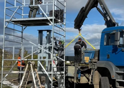 Projekt: Arnstadt -Autohaus Liebe-Doppelseitiger Led Screen 2x7 qm P3.9mm