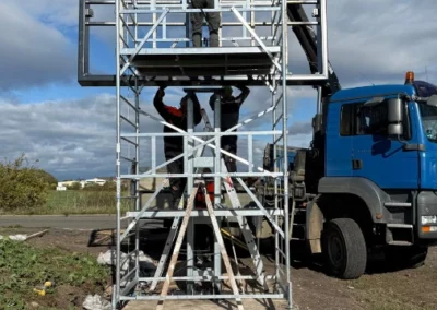 Projekt: Arnstadt -Autohaus Liebe-Doppelseitiger Led Screen 2x7 qm P3.9mm