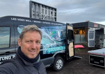 Projekt: Arnstadt -Autohaus Liebe-Doppelseitiger Led Screen 2x7 qm P3.9mm