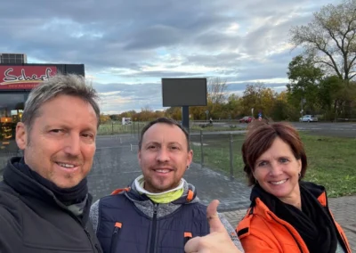 Projekt: Arnstadt -Autohaus Liebe-Doppelseitiger Led Screen 2x7 qm P3.9mm