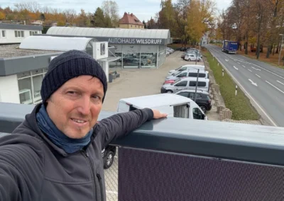 Projekt: Autohaus Wilsdruff Doppelseitiger Led Screen 2x 7qm AQ P3.9mm