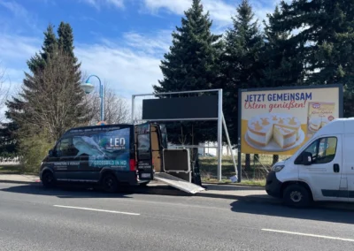 Projekt-Stadt Zittau-Am Rewe Markt. 4.5 qm Led Screen P4.8mm