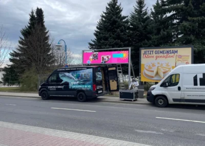 Projekt-Stadt Zittau-Am Rewe Markt. 4.5 qm Led Screen P4.8mm