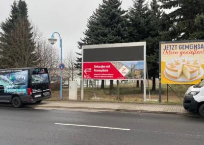 Projekt-Stadt Zittau-Am Rewe Markt. 4.5 qm Led Screen P4.8mm